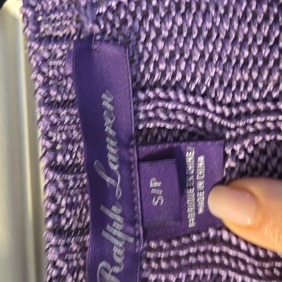 Ralph Lauren Purple Collection Cable Knit Sweater - Women's Lightweight Crewneck - Picture 3 of 7